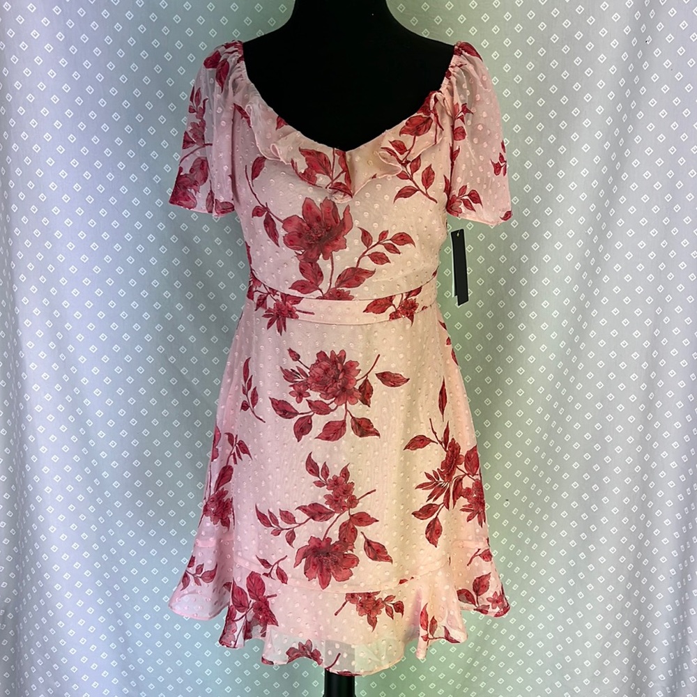 NWT City Studio Pink Floral Dress